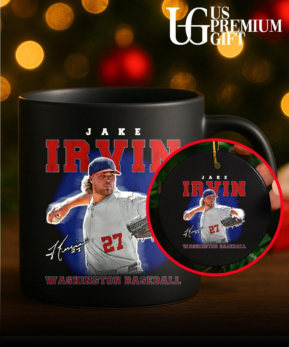 Jake Irvin player Washington Nationals 2026 signature graphic shirt