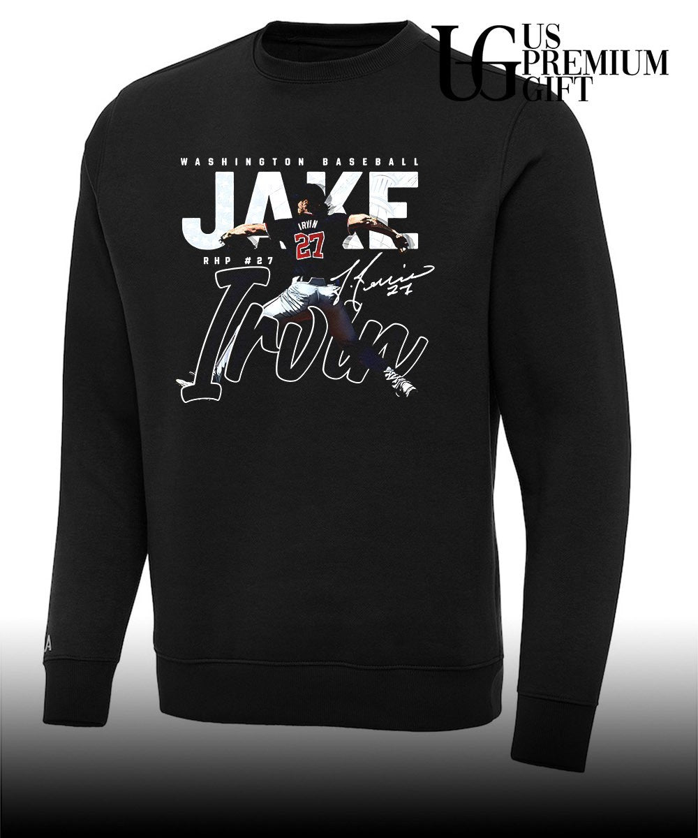 Jake Irvin player Washington Nationals baseball 2026 signature graphic shirt