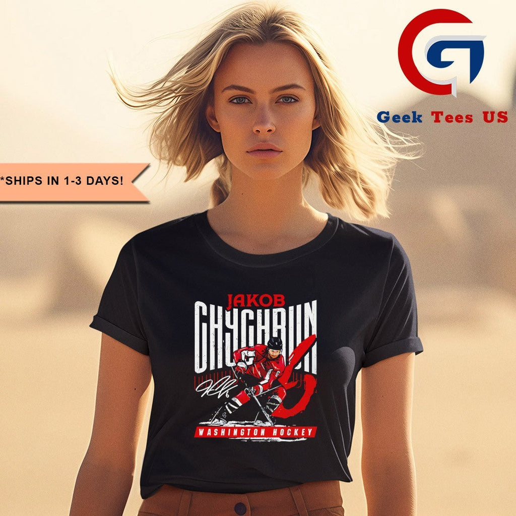 Jakob Chychrun Washington Capitals Hockey signature shirt