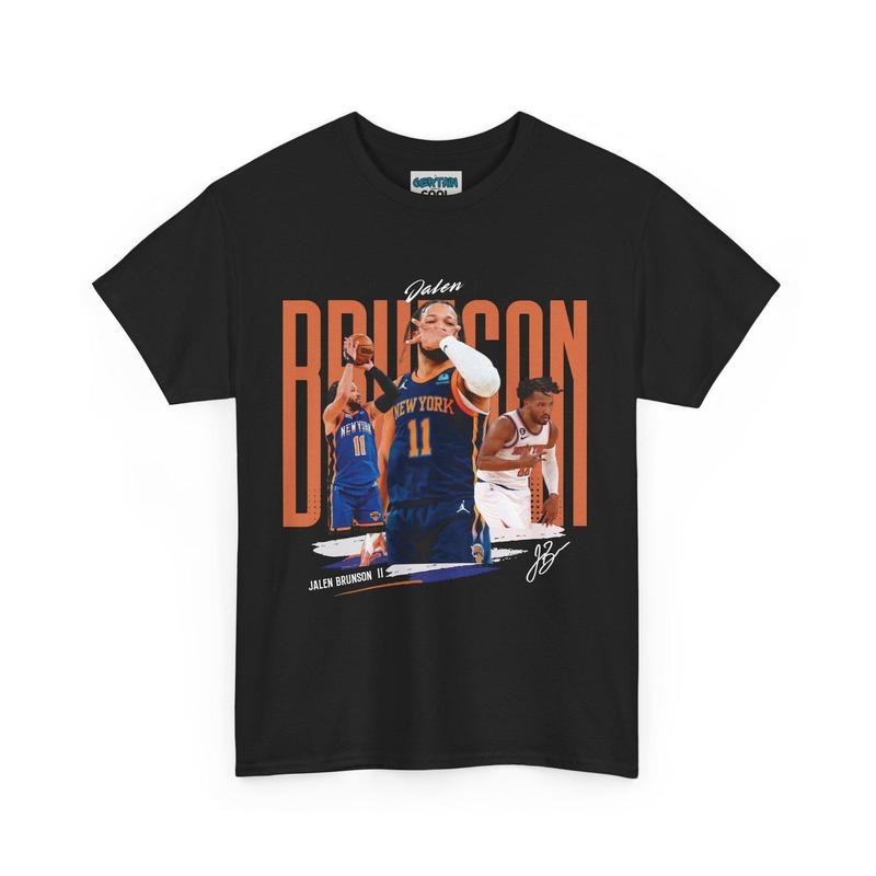 Jalen Brunson T-Shirt, 100% Cotton Unisex T-Shirt, Gift For Fan Hoodie, Sweatshirt | HypeDripTees.com