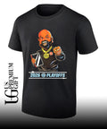Jalen Duren wearing JB Bickerstaff 2026 Playoffs shirt