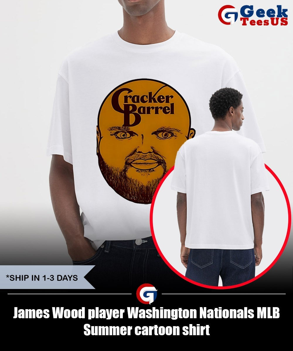 James Wood player Washington Nationals MLB Summer cartoon shirt