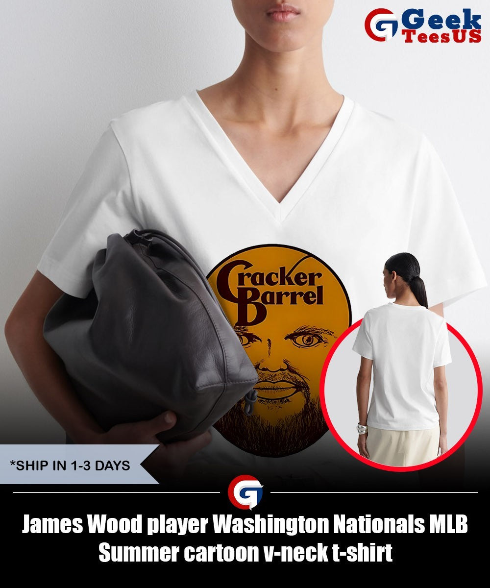James Wood player Washington Nationals MLB Summer cartoon shirt