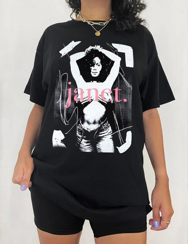 Janet Jackson Merch Concert 2024 Tour Shirt  Vintage Music Fan Gift Hoodie, Sweatshirt | HypeDripTees.com