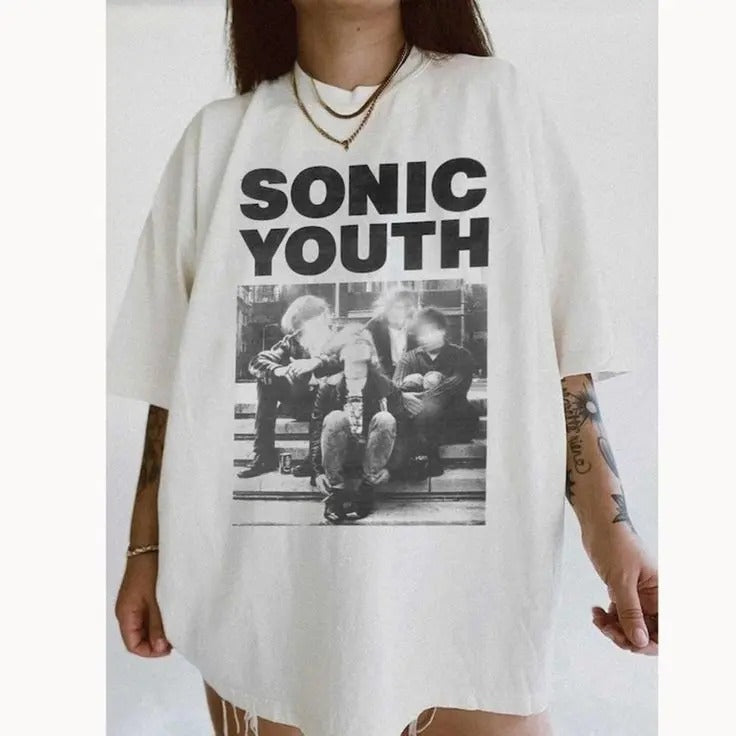 Janieren Shirts Sonic Youth Shirt Rock Band Sonic Youth Bad Moon Rising Tee Hoodie, Sweatshirt | HypeDripTees.com