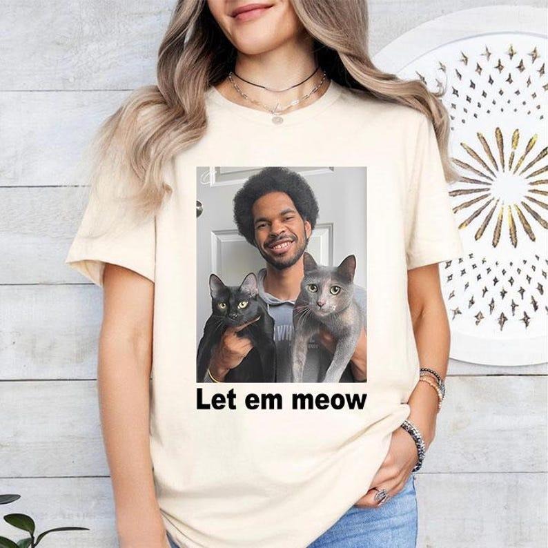 Jarrett Allen Cats Let Em Meow T Shirt Hoodie, Sweatshirt | HypeDripTees.com