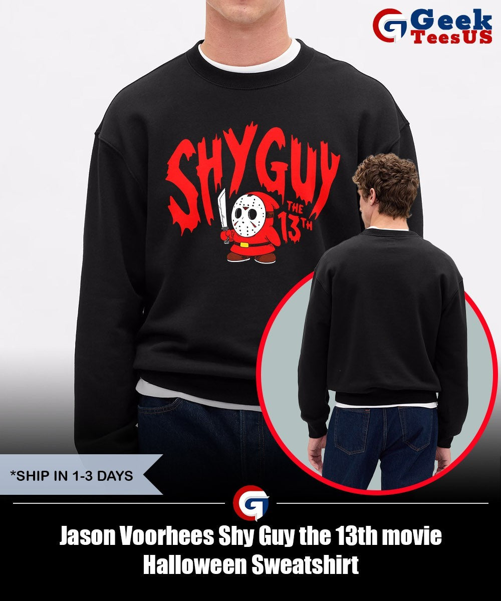 Jason Voorhees Shy Guy the 13th movie Halloween shirt
