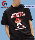 Jayden Daniels Washington Commanders football Quarterback 8 bit shirt