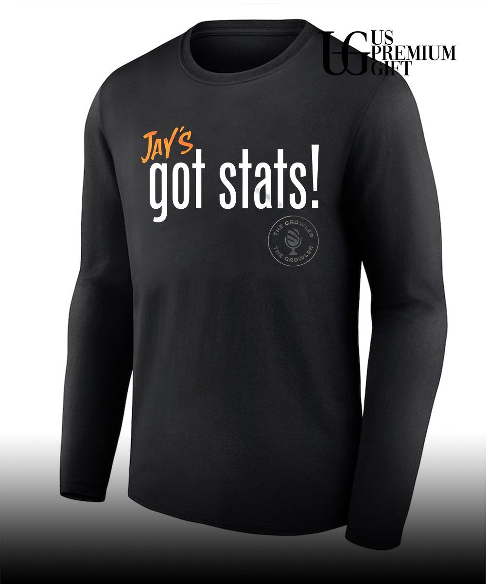 Jay’s Got Stats The Growler Podcast with Paul Dehner shirt