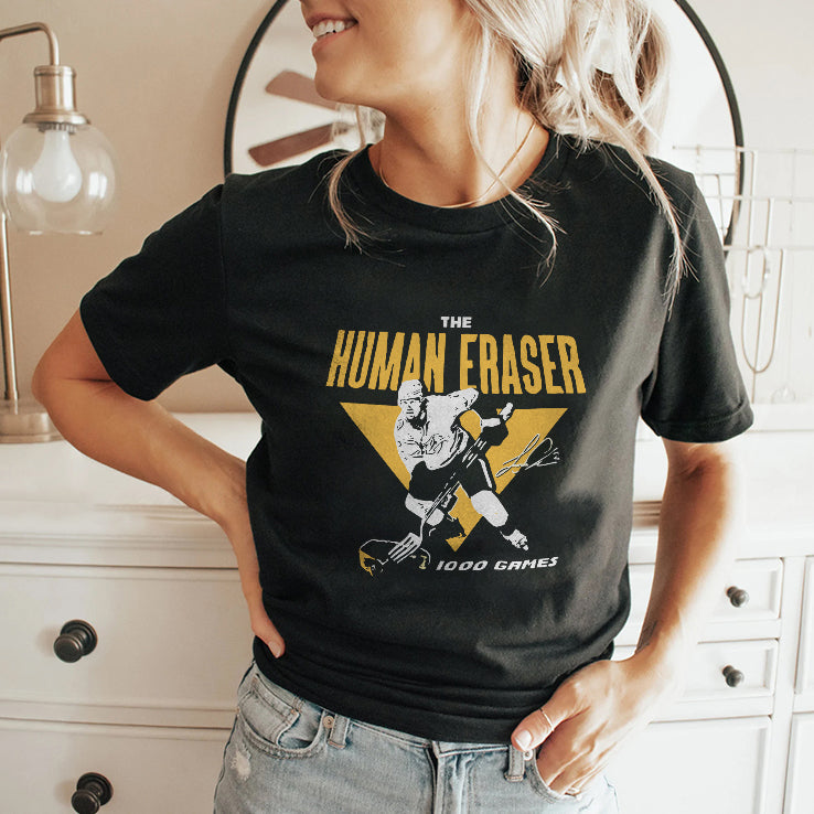 Jeff Beukeboom The Human Eraser 100 Games T Shirt