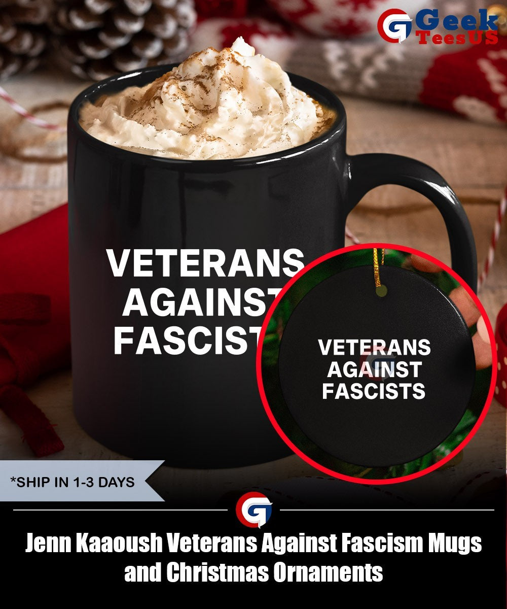 Jenn Kaaoush Veterans Against Fascism shirt