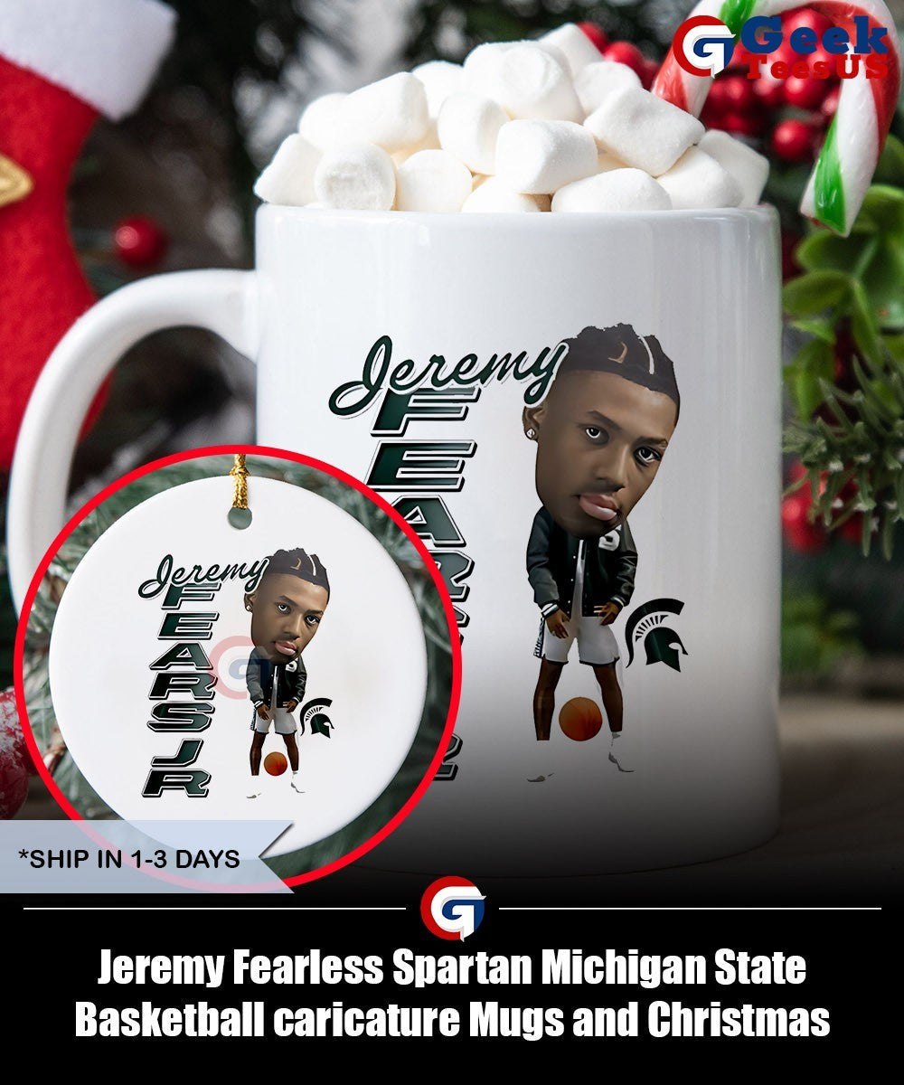 Jeremy Fearless Spartan Michigan State Basketball caricature shirt