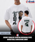 Jeremy Fearless Spartan Michigan State Basketball caricature shirt