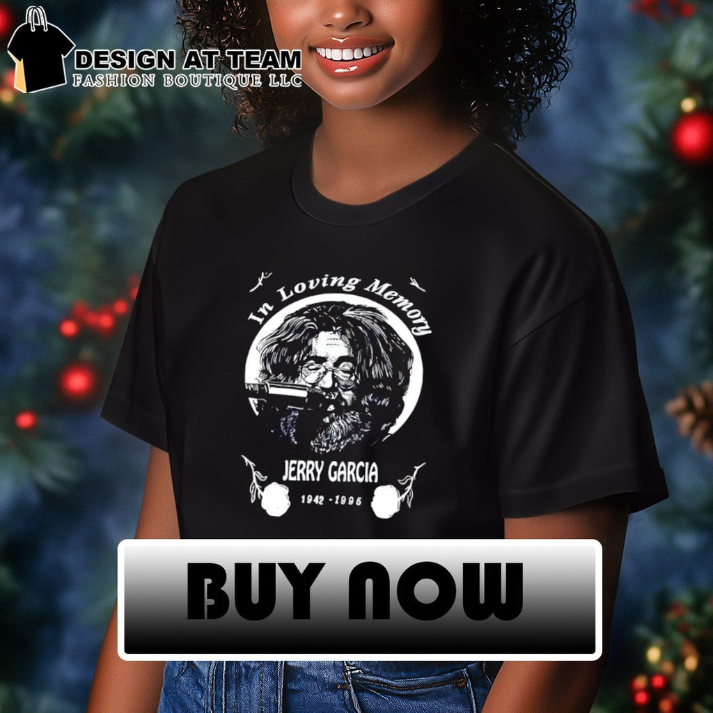 Jerry Garcia music memorial tribute in loving memory shirt