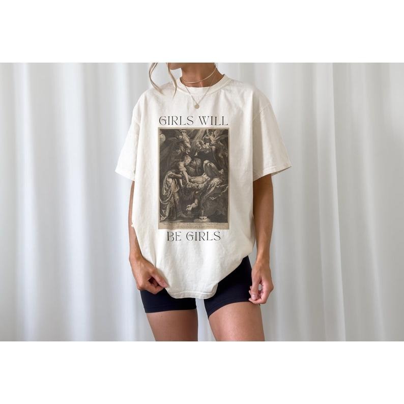 Jessie J Ross Girls Will Be Girls T-shirt, Burn the Patriarchy Hoodie, Funny Feminist Apparel Sweater, Unisex Graphic...