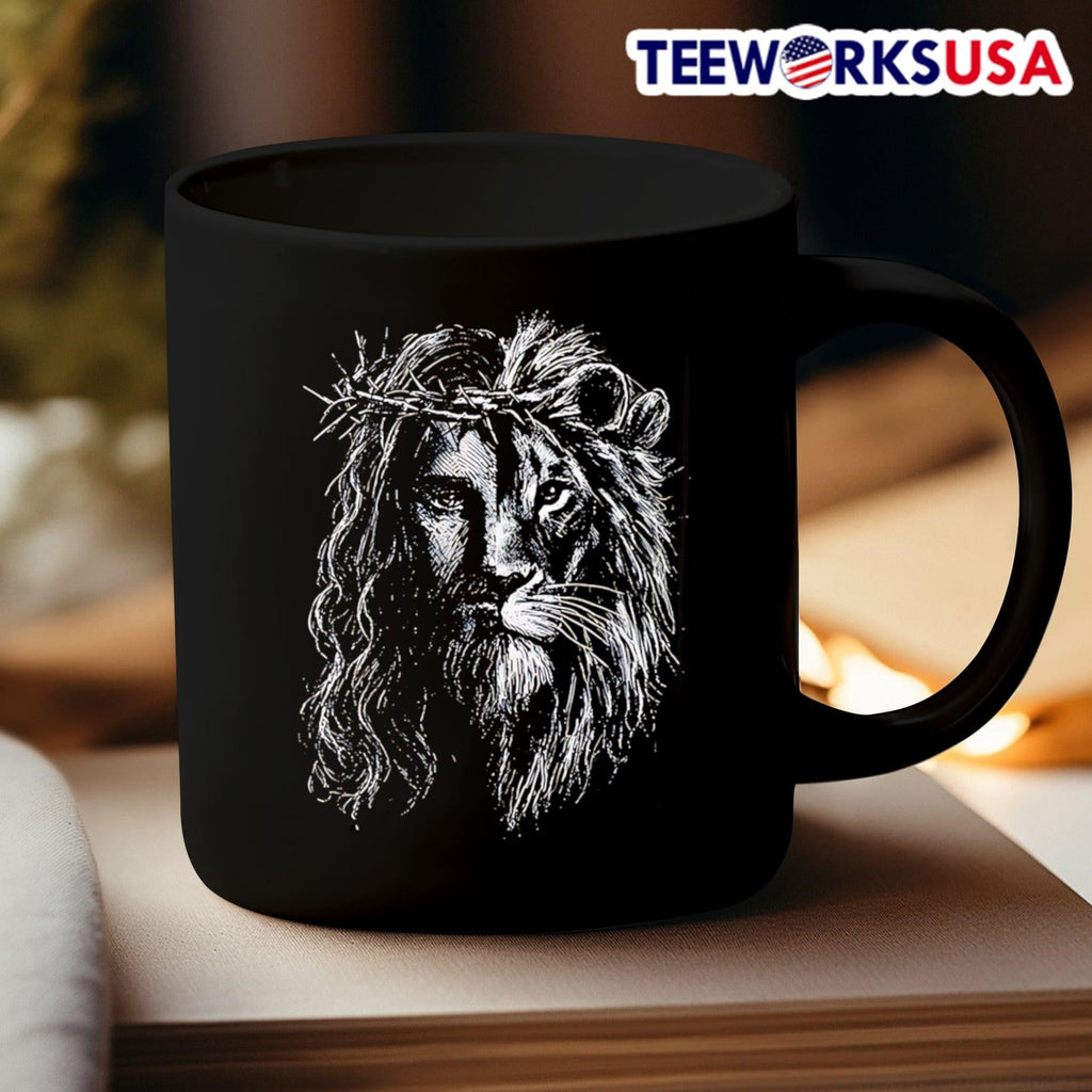 Jesus And Lion Face Shirt