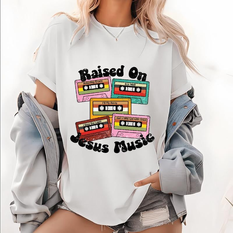 Jesus Anthems Christian Cassette Tape God Music Inspired T-Shirt Hoodie, Sweatshirt | HypeDripTees.com