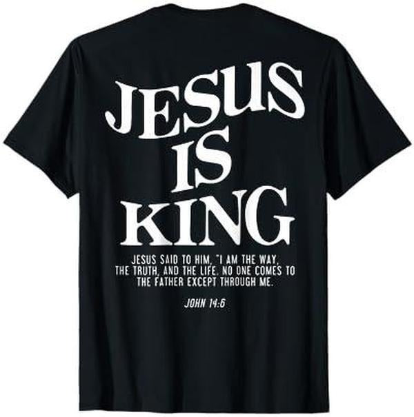 Jesus Is King Jesus John 14:6 Costume Christian (On Back) T-Shirt Hoodie, Sweatshirt | HypeDripTees.com