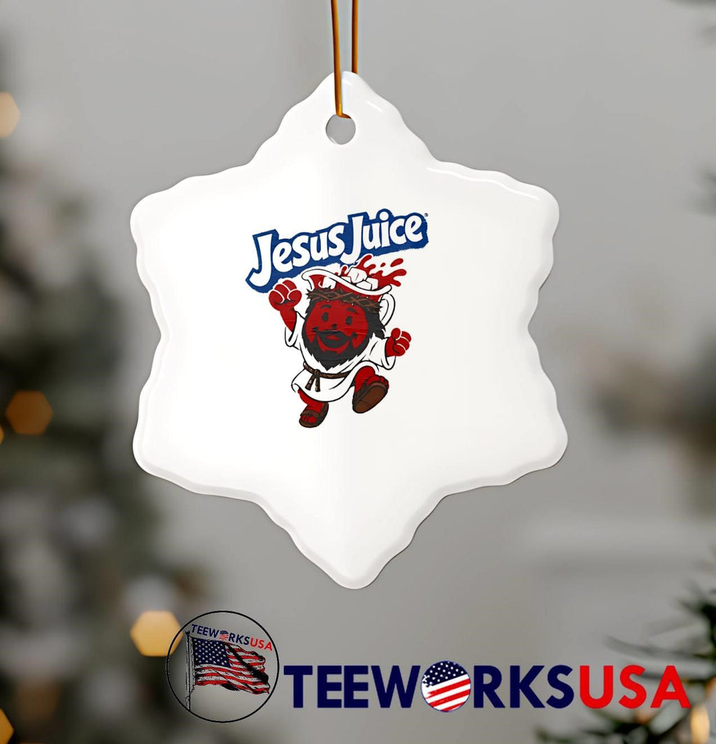 Jesus Juice T-Shirt Red Kool-Aid Man Wearing Crown shirt