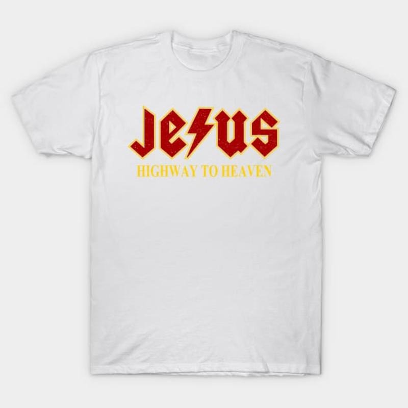 Jesus Rocks Highway to Heaven T-Shirt Hoodie, Sweatshirt | HypeDripTees.com
