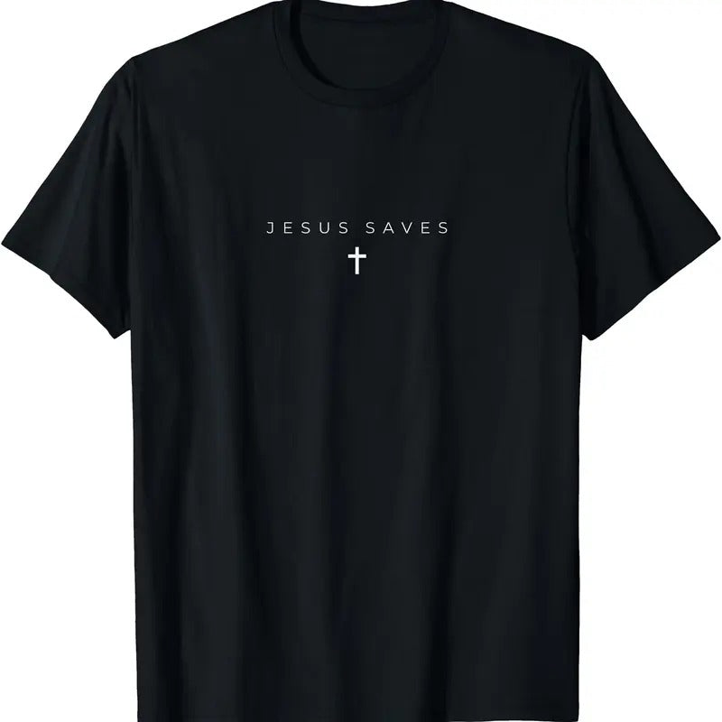 Jesus Saves Shirt - Cross Subtle Christian Minimal Religious Faith T-Shirt Hoodie, Sweatshirt | HypeDripTees.com