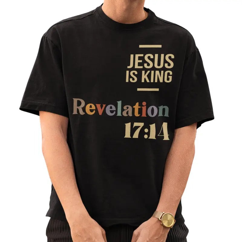 Jesus is King T-Shirt, Unisex Shirt, Menswear Top, Womenswear Top Hoodie, Sweatshirt | HypeDripTees.com