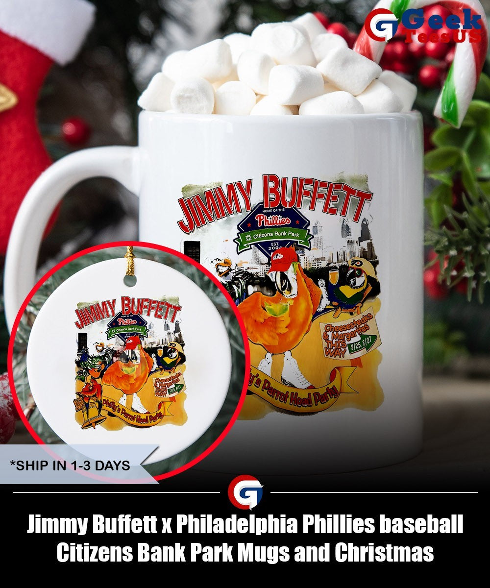 Jimmy Buffett x Philadelphia Phillies baseball Citizens Bank Park shirt