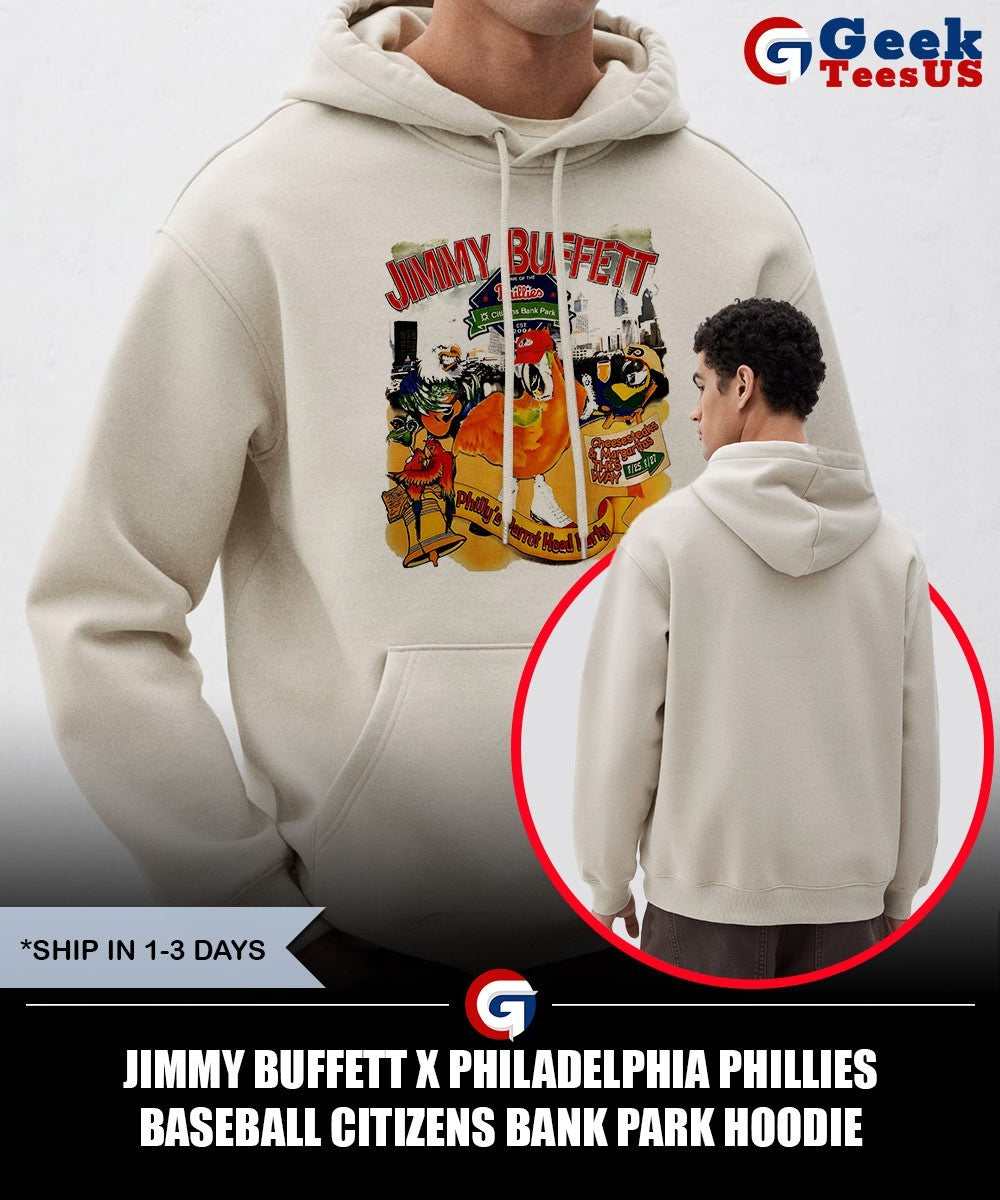 Jimmy Buffett x Philadelphia Phillies baseball Citizens Bank Park shirt