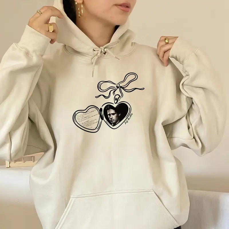 Jjeff Handwritten Buckley Vintage Top, 90s Music Tees, 2024 Tour Shirt, Unisex Sweater Pullover Tee Hoodie, Sweatshirt