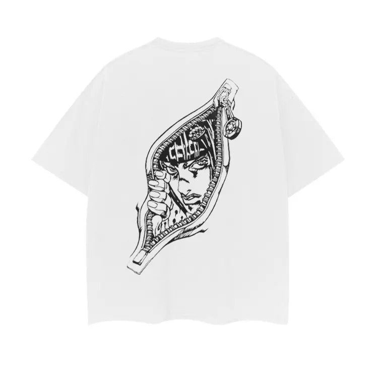 JoJo's Bizarre Adventure "Bucciarati Goodbye" Heavyweight Vintage Tee 100% Cotton OVERSIZED Anime T-shirt Menswear Top...