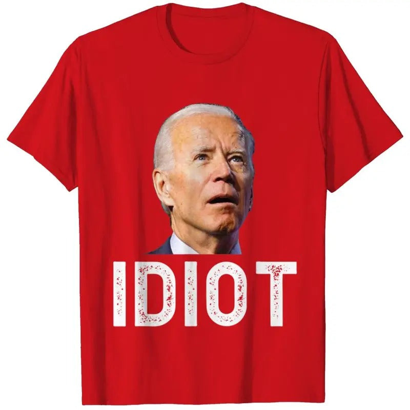 Joe Bjden Is An Idiot Funny T-shirt  T-shirt, sweater and Hoodie Sweatshirt | HypeDripTees.com