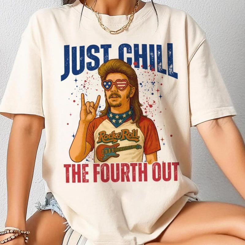 Joe Dirt  Just chill the fourth out 4th Of July Shirt, Joe Dirt Merica Shirt, Joe Dirt 4th Of July Tshirt, Independence...
