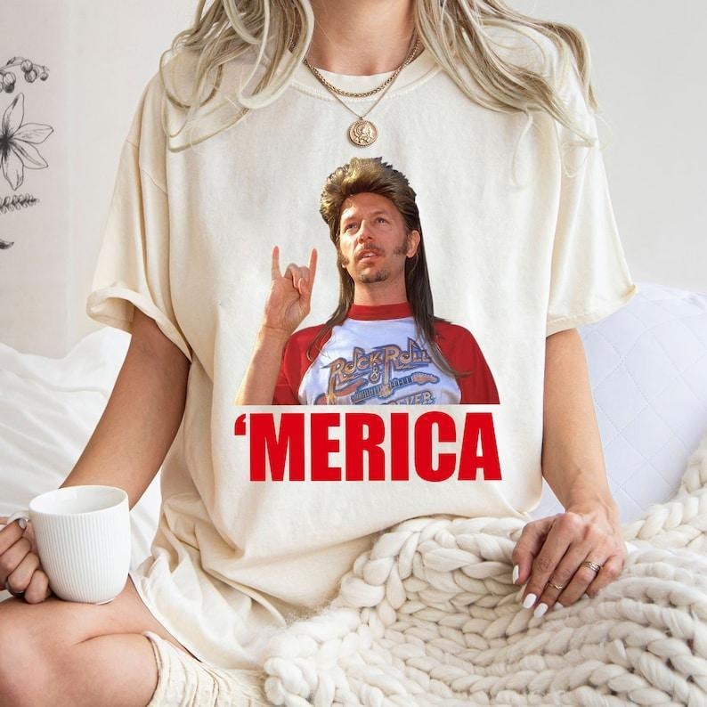 Joe Dirt Merica July 4th Shirt, Funny Joe Dirt T-Shirt, Merica Independence Day Shirt, Funny 4th July Shirt Hoodie,...