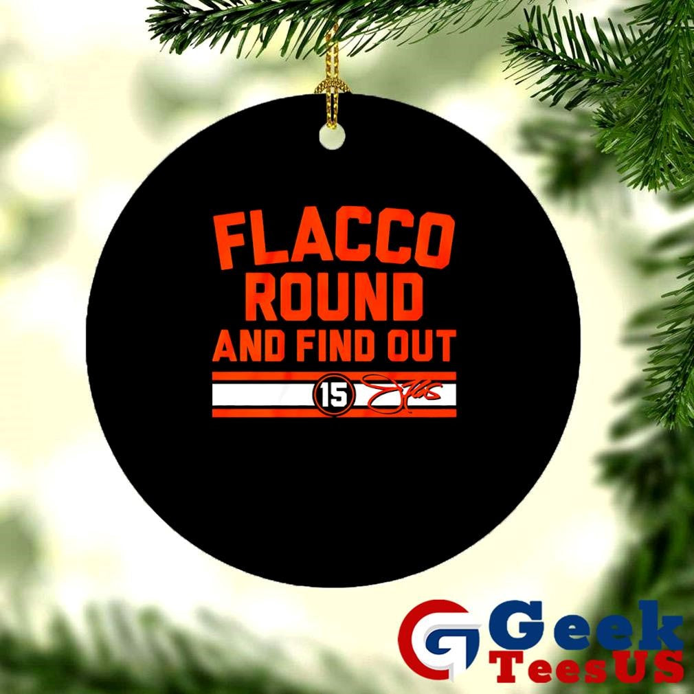 Joe Flacco round and find out Cleveland Browns signature shirt