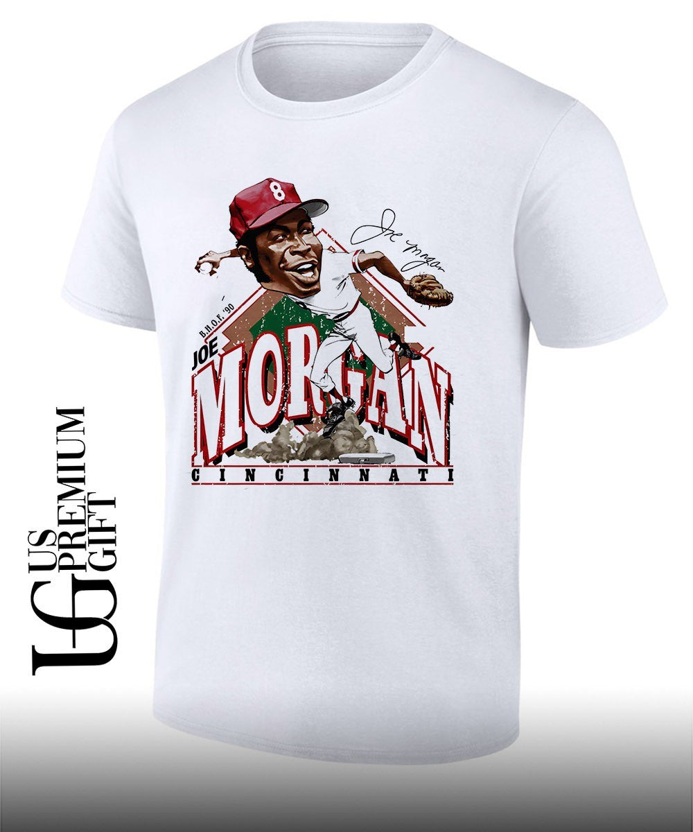 Joe Morgan Cincinnati Reds baseball 2026 signature caricature shirt