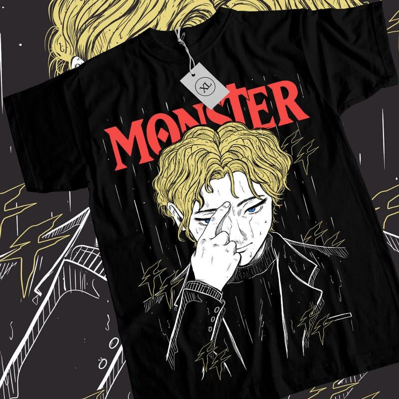 Johan Liebert Monster Anime T-Shirt & Sweatshirt, Anime Manga Lover Gifts Ball Cotton Hoodie | HypeDripTees.com