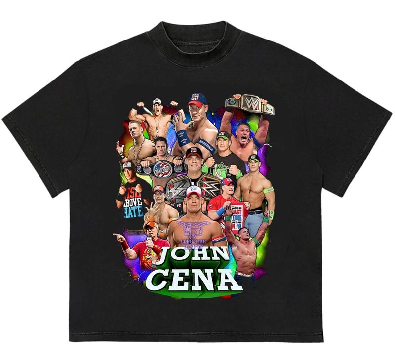 Johhnn Ceena Wrestle Mania Last Time T-Shirt Graphic Cotton Shirt Unisex Gift For MEn Hoodie, Sweatshirt | HypeDripTees.com