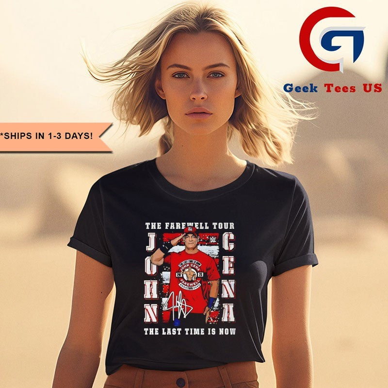 John Cena Farewell Tour 2025 The Last Time Is Now 2025 signature shirt