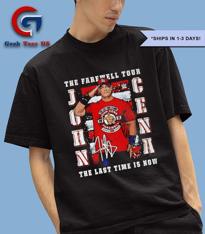 John Cena Farewell Tour 2025 The Last Time Is Now 2025 signature shirt