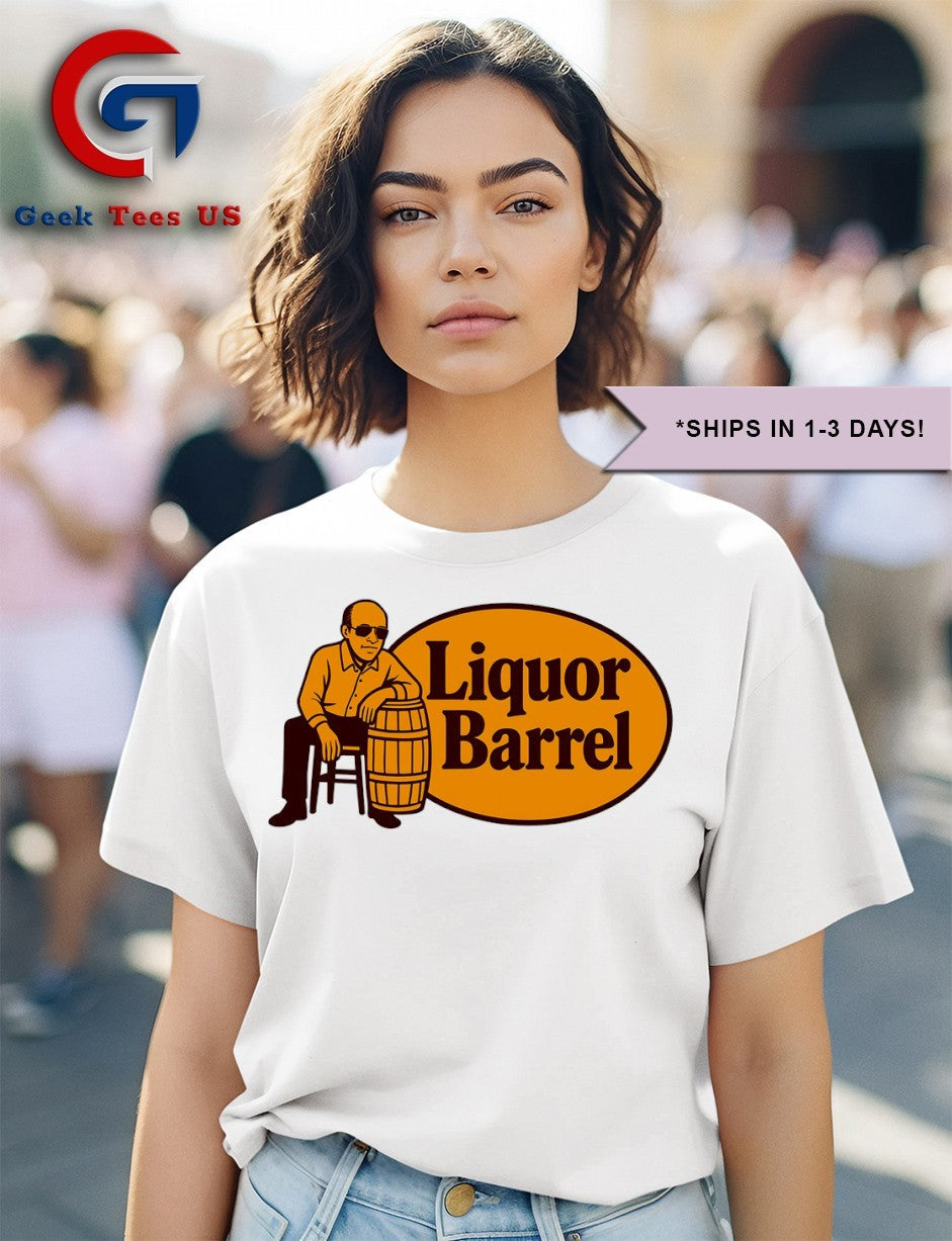 John Dunsworth Cracker Barrel Liquor Barrel shirt