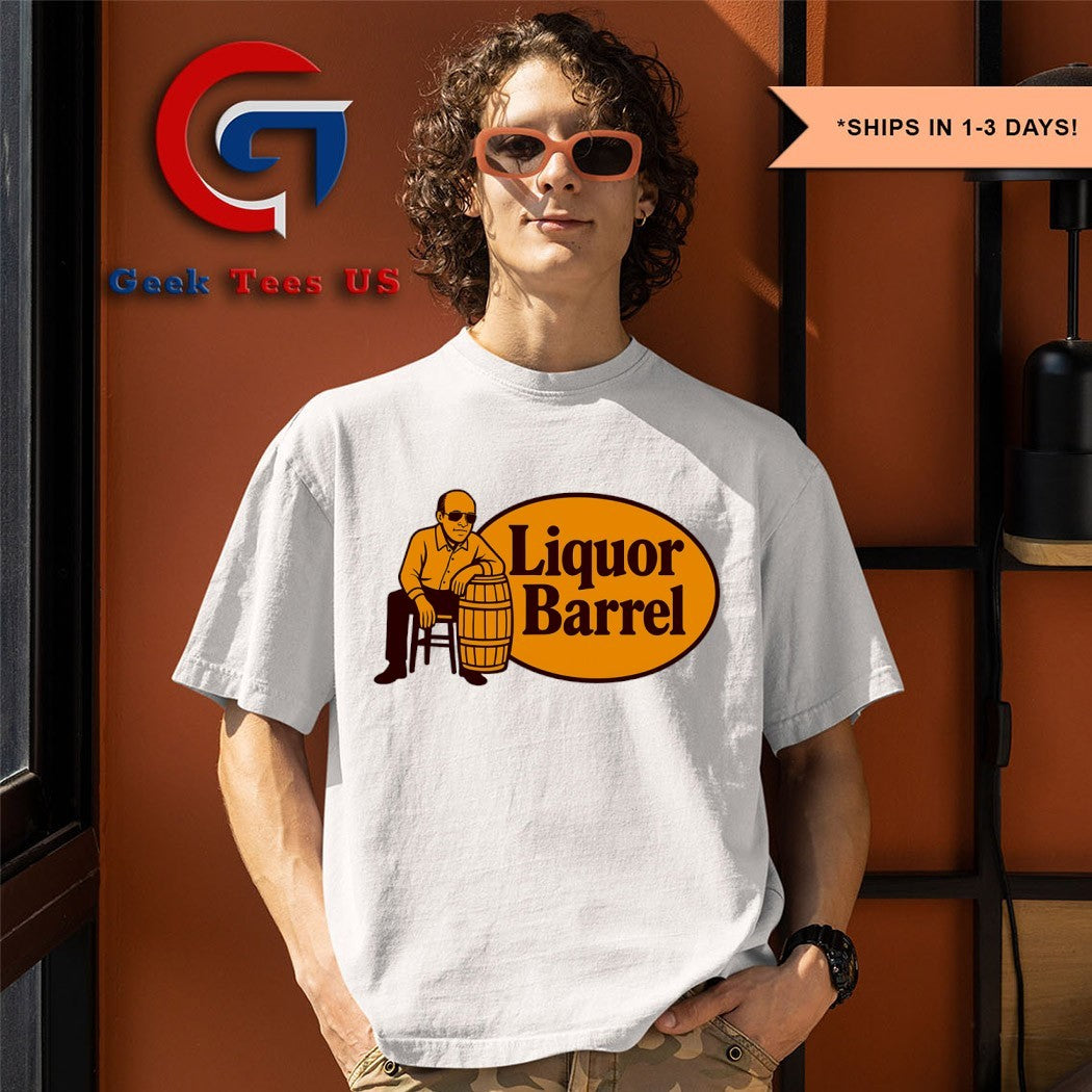 John Dunsworth Cracker Barrel Liquor Barrel shirt