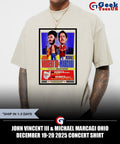John Vincent III & Michael Marcagi Ohio December 19-20 2025 Concert shirt