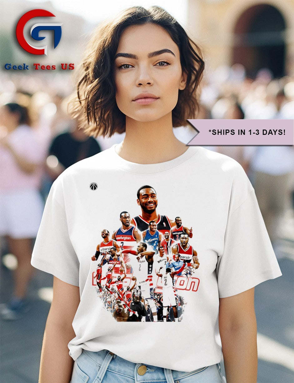 John Wall Washington Wizards basketball has officially retired 2025 shirt
