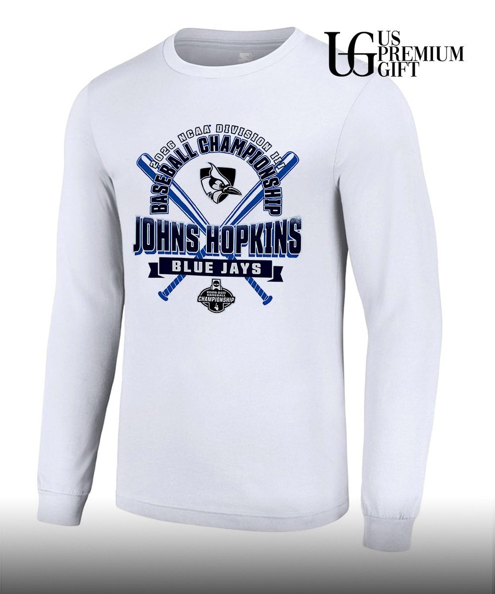 Johns Hopkins Blue Jays 2026 NCAA Division III Baseball Championship shirt