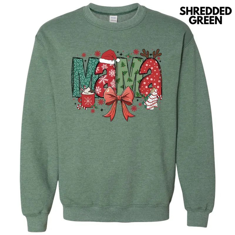 Jolly Season Mama Sweatshirt 'NLB' T-Shirts, Hoodie | HypeDripTees.com