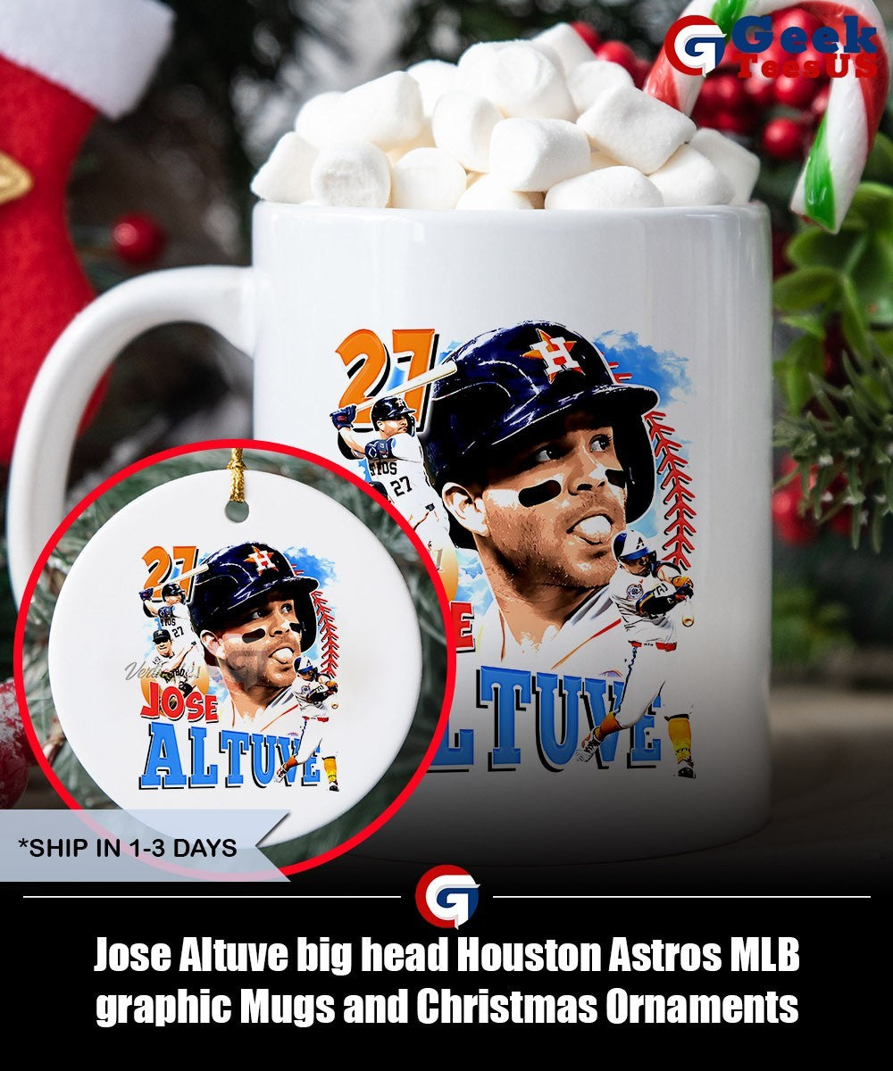 Jose Altuve big head Houston Astros MLB graphic shirt