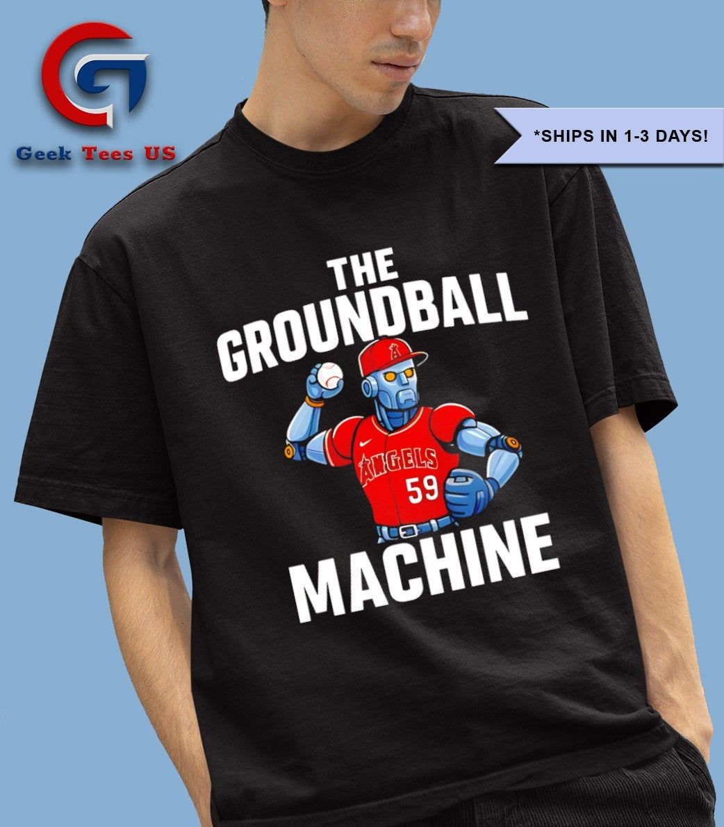 Jose Soriano Los Angeles Angels the groundball machine shirt