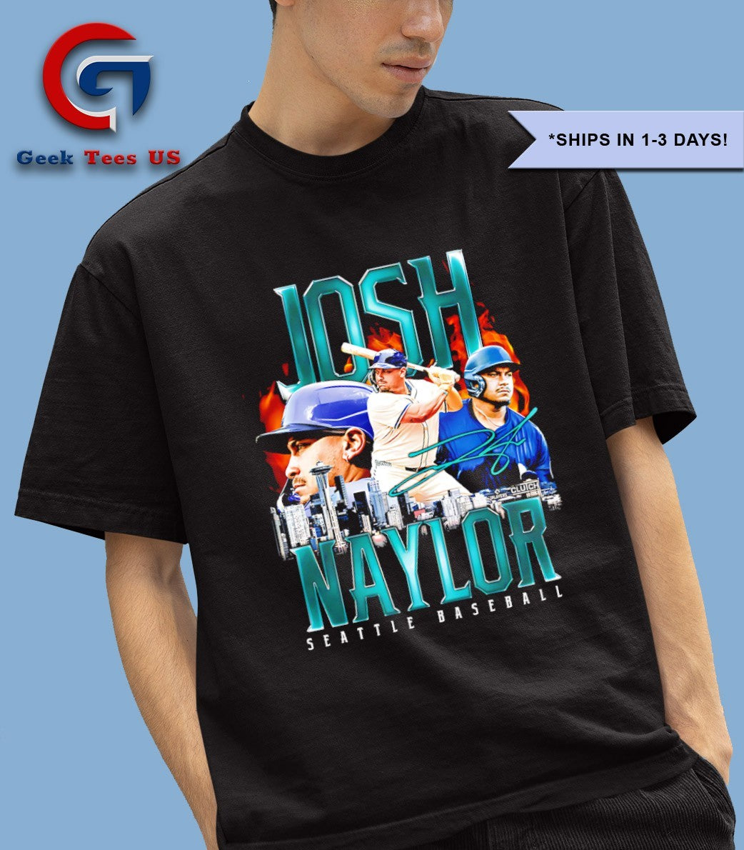 Josh Naylor Seattle Mariners MLB Flair signature shirt