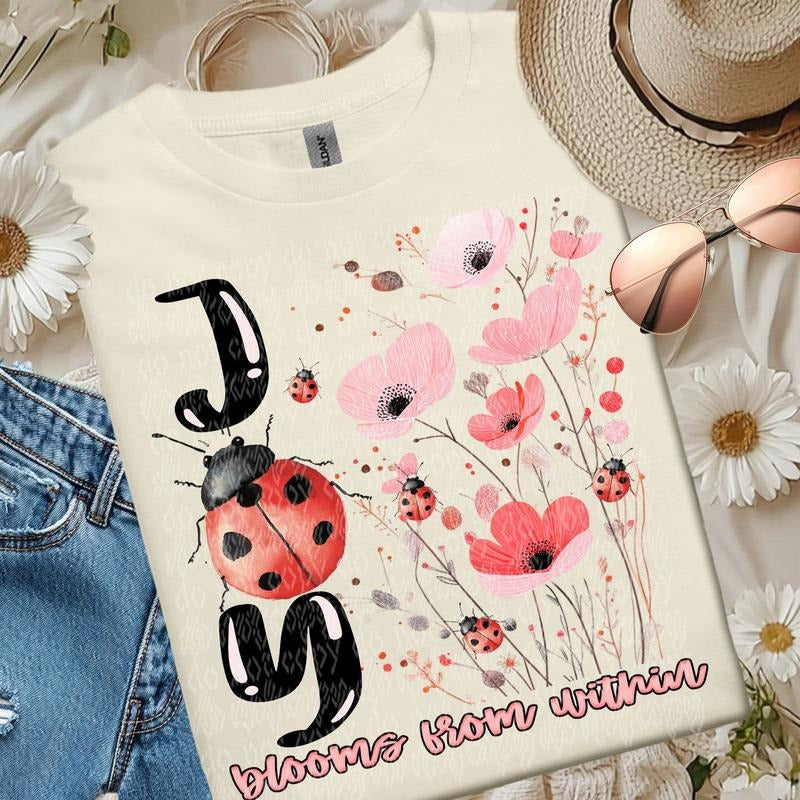 Joy Ladybug DTF Transfers - THIS IS NOT A SHIRT Hoodie, Sweatshirt | HypeDripTees.com