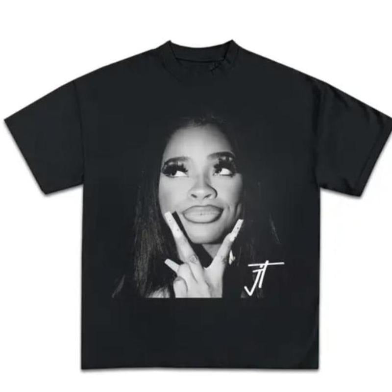 Jt Signature Graphic Tee T-Shirt, Gift For Women and Man Unisex T-Shirt 90s Vintage Bootleg Unisex Rap T-Shirt Vintage...